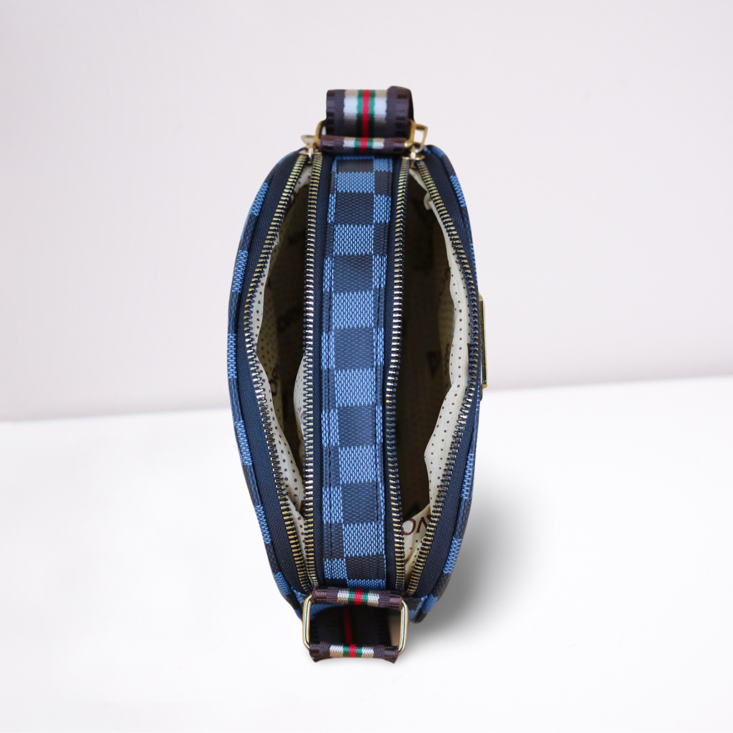 Checks Pattern Sling Bag