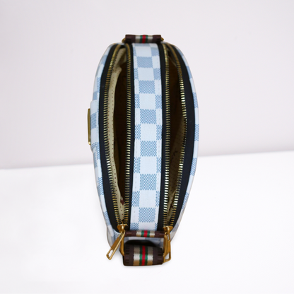 Checks Pattern Sling Bag